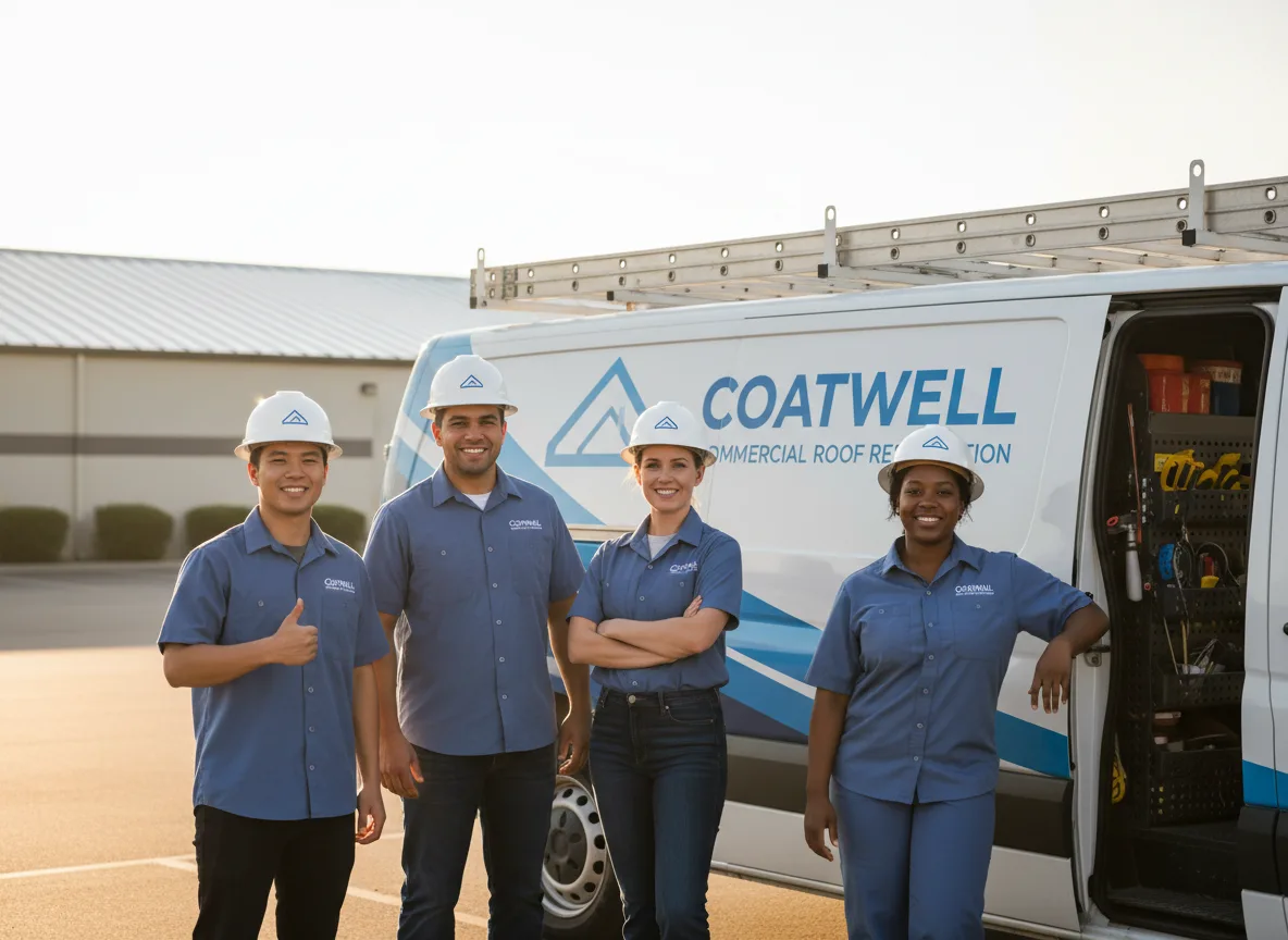 Commercial roof coating company in Preston, CT